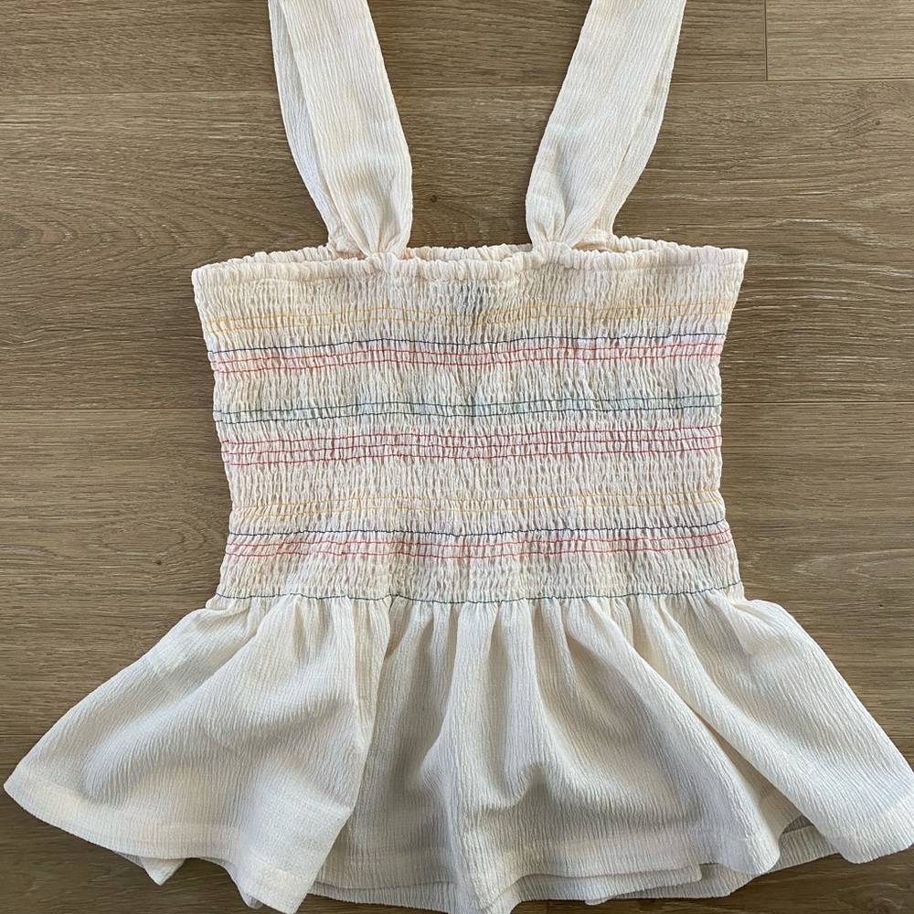 Madewell Peplum Tank Top